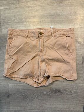 American Eagle Outfitters Peach Cotton Bermuda Shorts